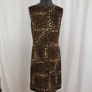 Junior size 11/13 Sleeveless Leopard Dress